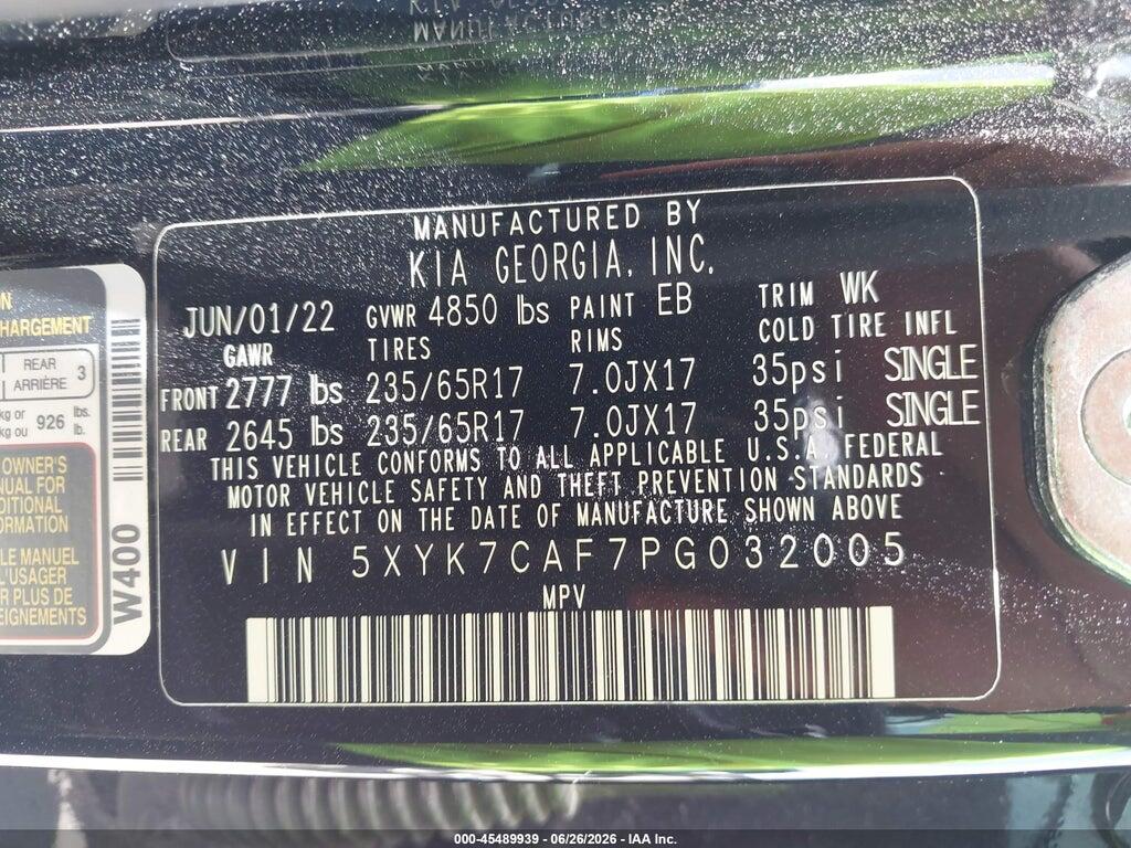 5XYK7CAF7PG032005 2023 KIA SPORTAGE photo no. 9