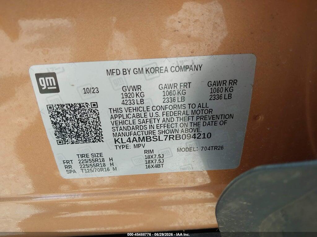 KL4AMBSL7RB094210 2024 BUICK ENCORE GX photo no. 9