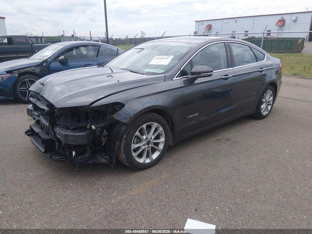3FA6P0MUXKR272082 2019 FORD FUSION HYBRID photo no. 2