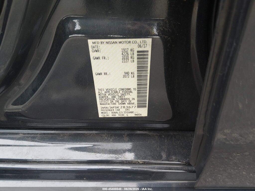 1N4AL3AP1HC283677 2017 NISSAN ALTIMA photo no. 9