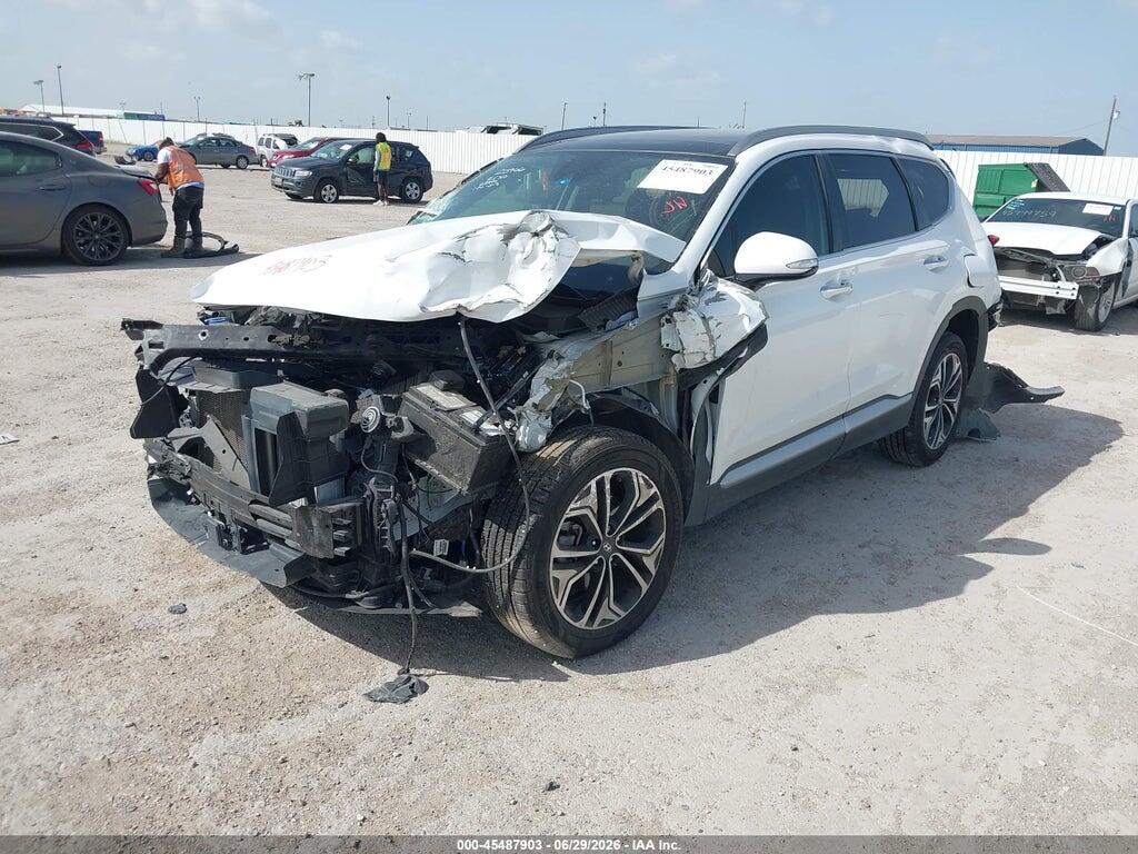 5NMS53AA8KH040249 2019 HYUNDAI SANTA FE photo no. 2