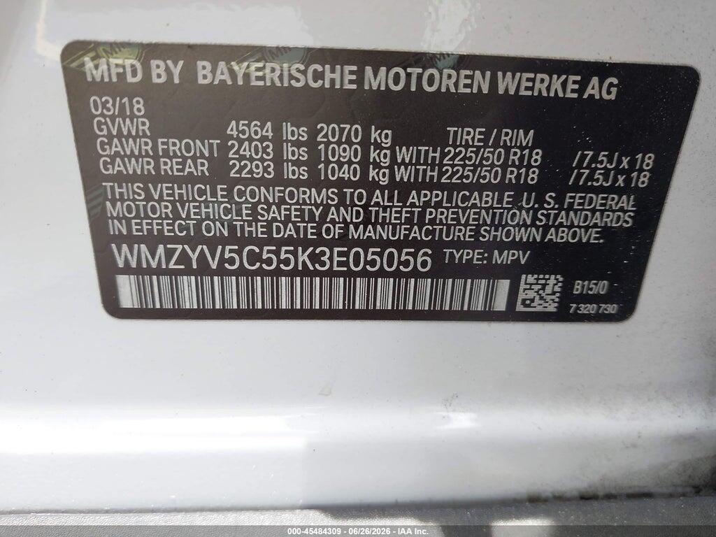 WMZYV5C55K3E05056 2019 MINI COUNTRYMAN photo no. 9