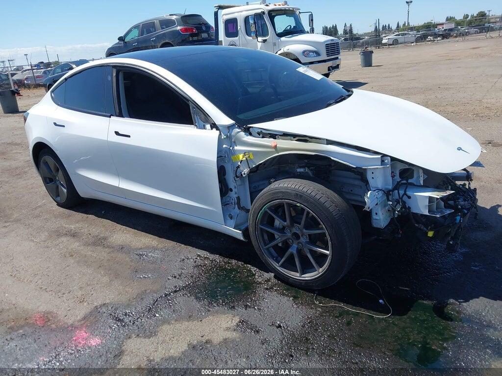 5YJ3E1EA2NF123751 2022 TESLA MODEL 3 photo no. 1