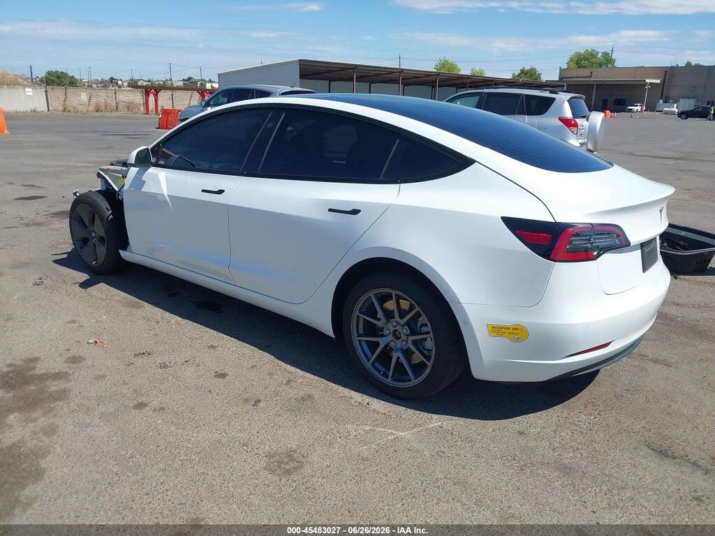 5YJ3E1EA2NF123751 2022 TESLA MODEL 3 photo no. 3