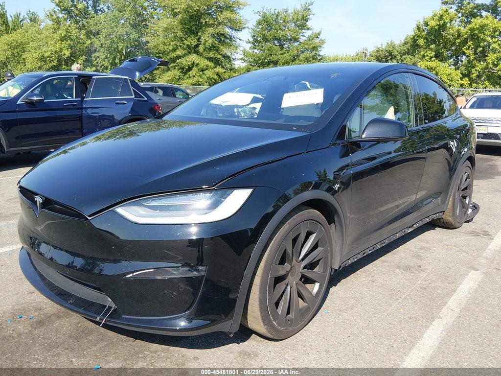 7SAXCBE6XNF356093 2022 TESLA MODEL X photo no. 2
