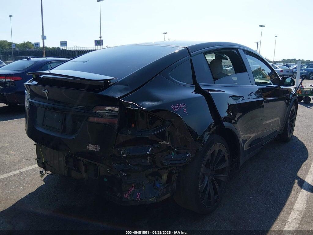 7SAXCBE6XNF356093 2022 TESLA MODEL X photo no. 4
