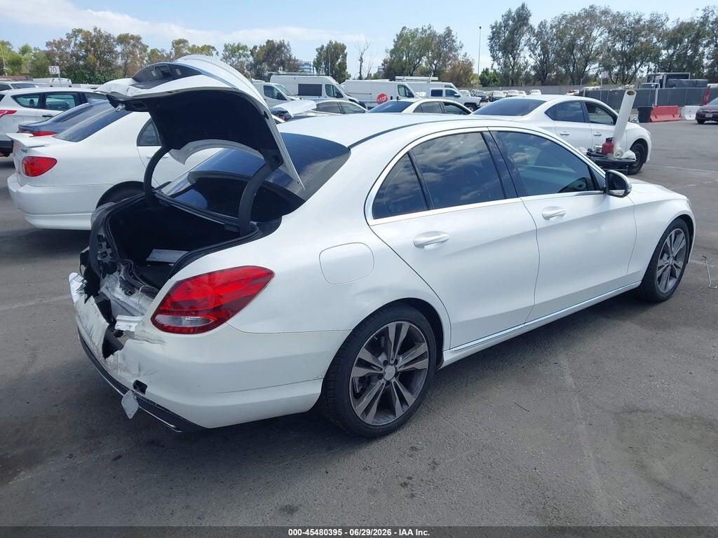 55SWF4JB7GU122607 2016 MERCEDES-BENZ C 300 photo no. 4