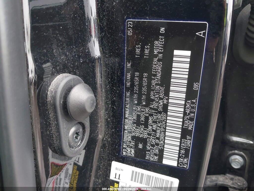 5TDKDRBH1PS042897 2023 TOYOTA HIGHLANDER photo no. 9