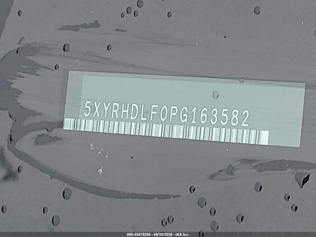 5XYRHDLF0PG163582 2023 KIA SORENTO photo no. 9