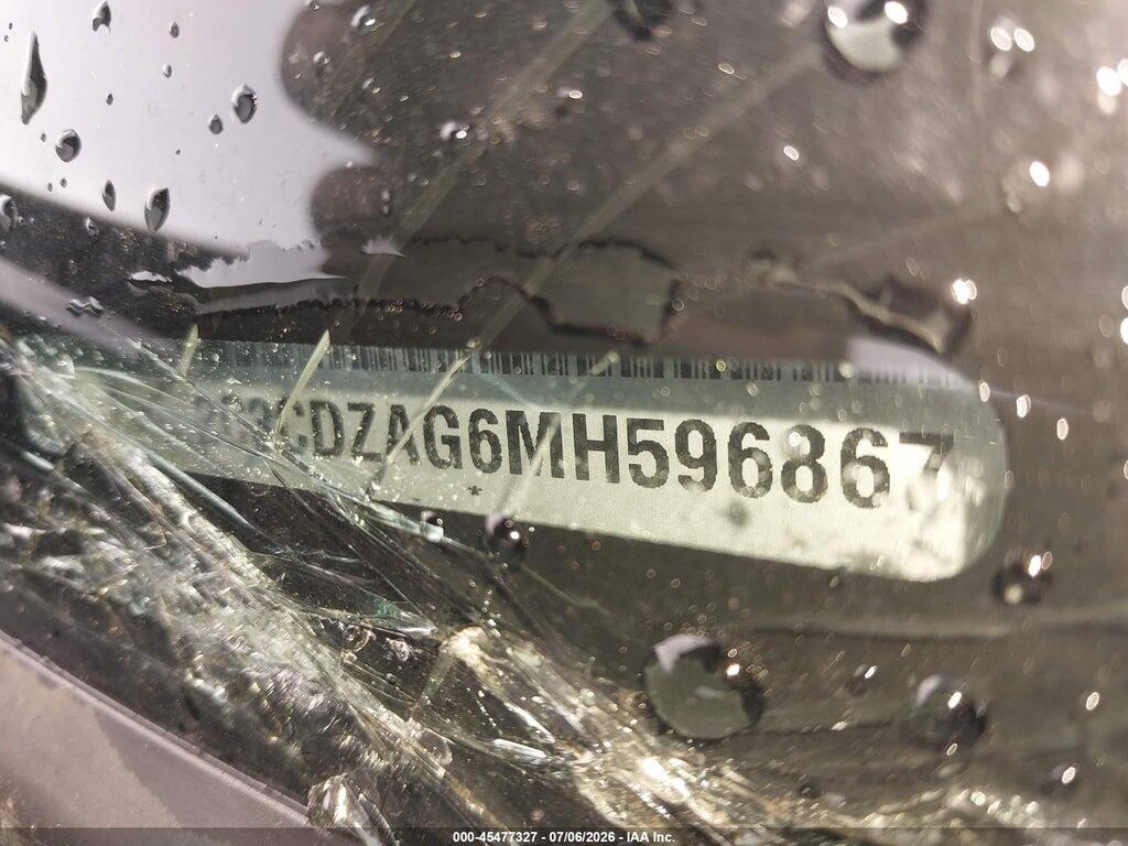 2C3CDZAG6MH596867 2021 DODGE CHALLENGER photo no. 9