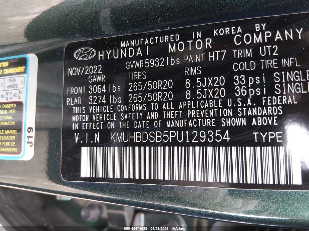KMUHBDSB5PU129354 2023 GENESIS GV80 photo no. 9