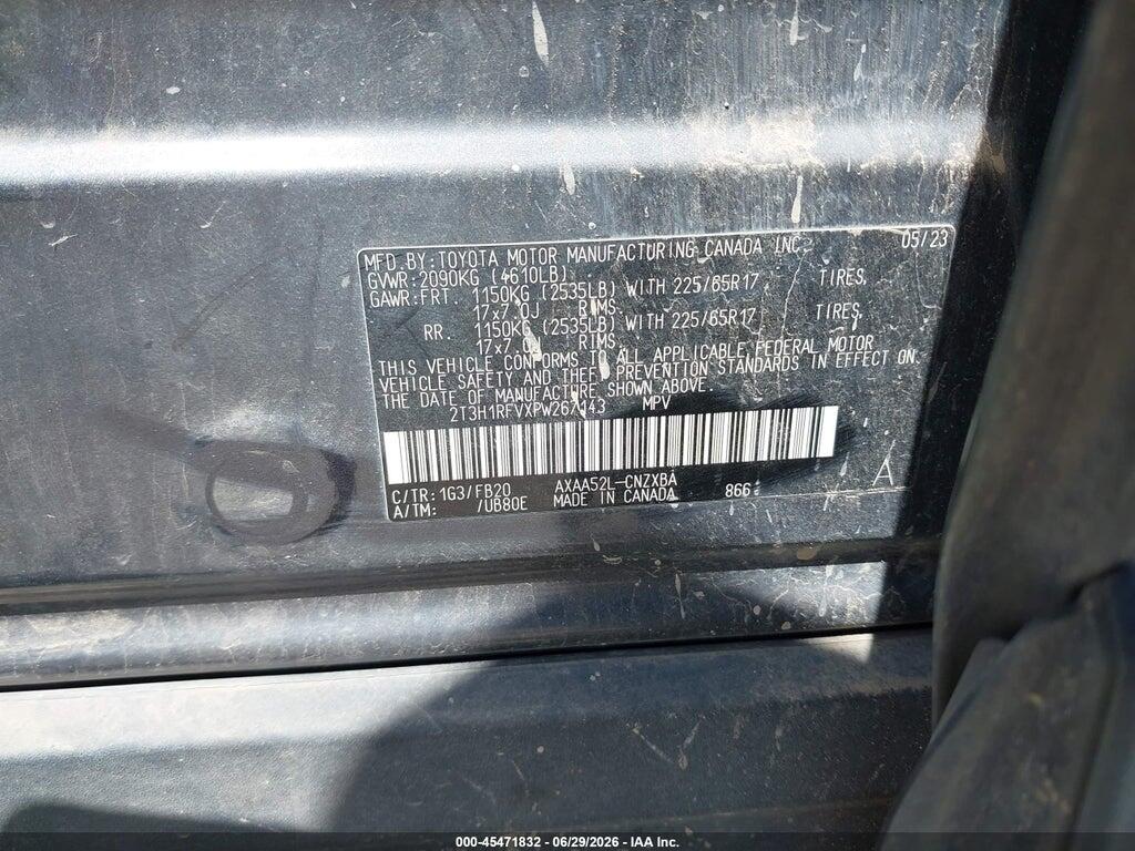 2T3H1RFVXPW267143 2023 TOYOTA RAV4 photo no. 9