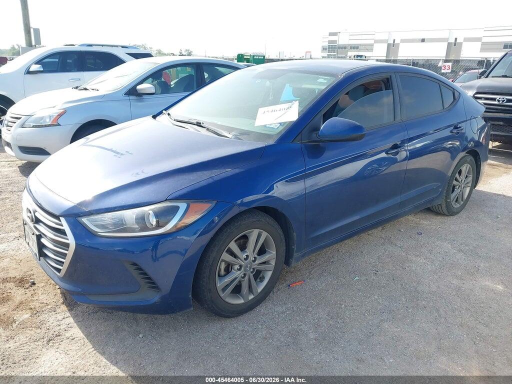 5NPD84LF6HH066133 2017 HYUNDAI ELANTRA photo no. 2