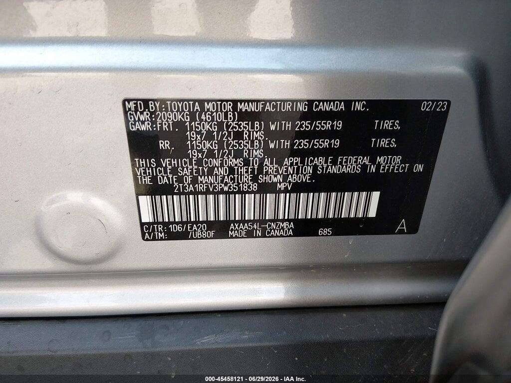 2T3A1RFV3PW351838 2023 TOYOTA RAV4 photo no. 9