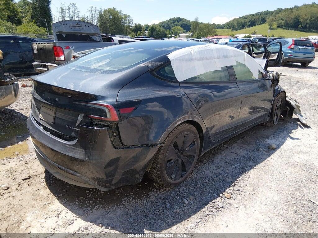 5YJ3E1EB3SF932695 2025 TESLA MODEL 3 photo no. 4
