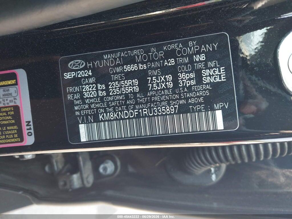 KM8KNDDF1RU335897 2024 HYUNDAI IONIQ 5 photo no. 9