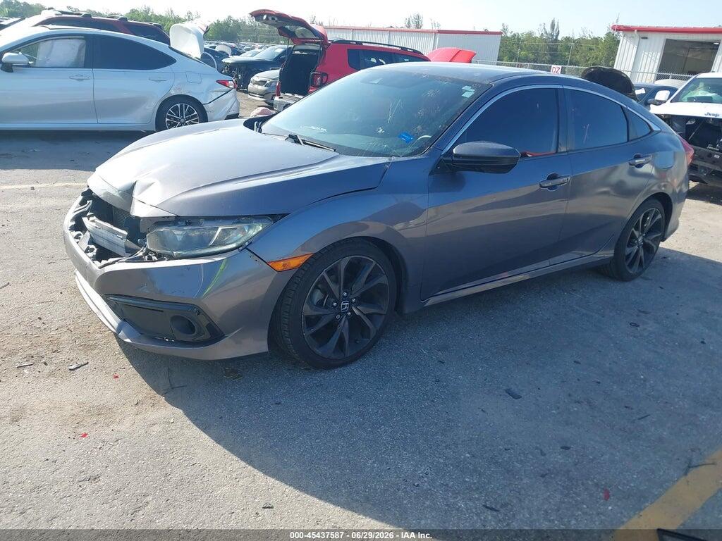 19XFC2F82LE007599 2020 HONDA CIVIC photo no. 2