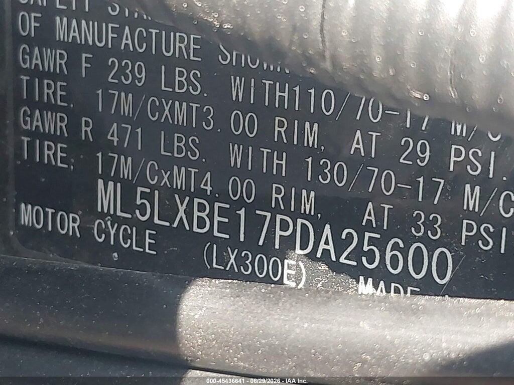 ML5LXBE17PDA25600 2023 KAWASAKI KLX300 photo no. 10