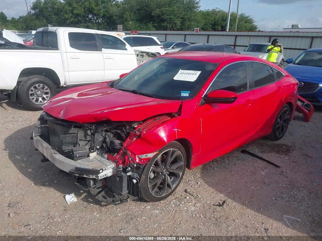 2HGFC2F84MH536737 2021 HONDA CIVIC photo no. 2