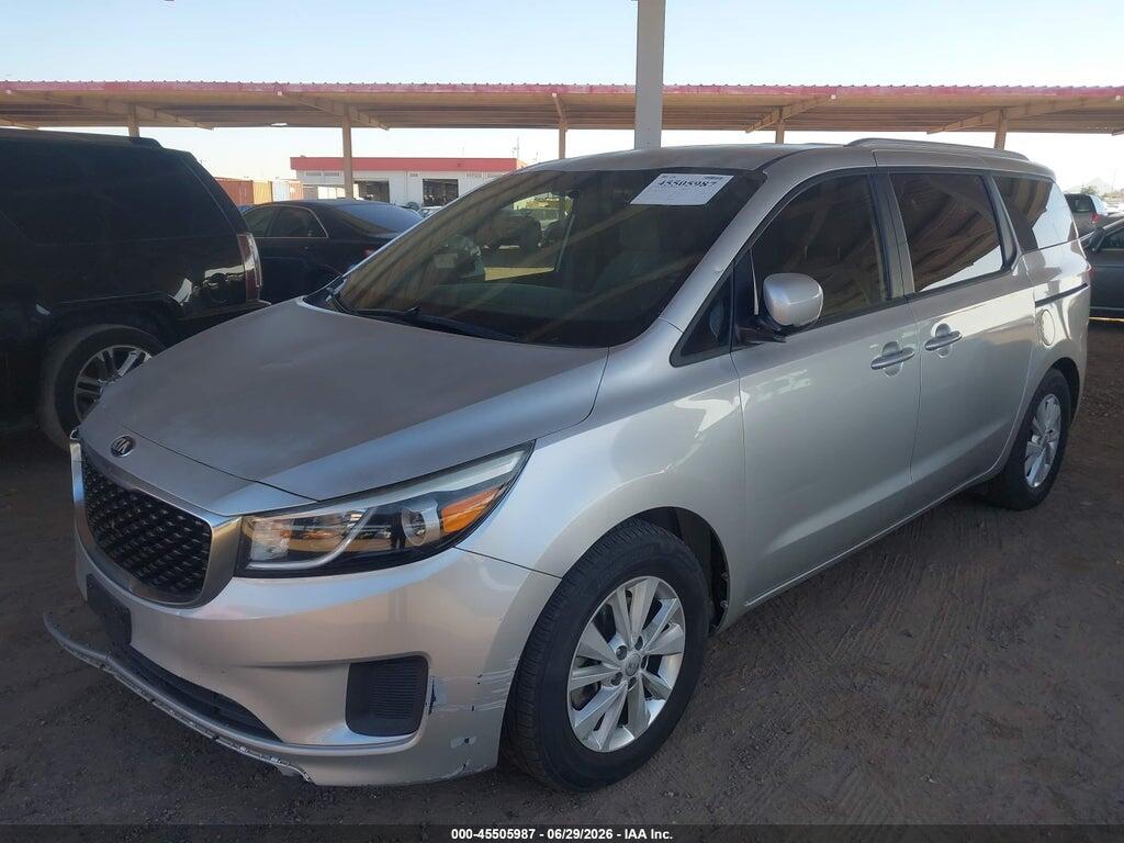 KNDMB5C19G6157594 2016 KIA SEDONA photo no. 2
