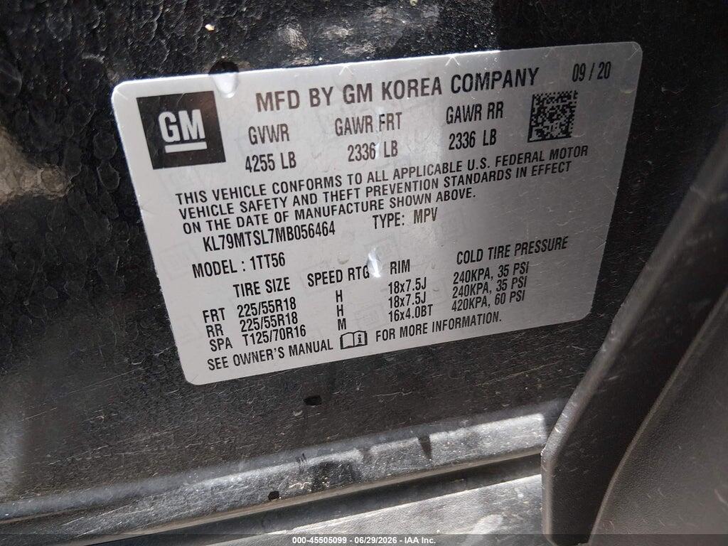 KL79MTSL7MB056464 2021 CHEVROLET TRAILBLAZER photo no. 9