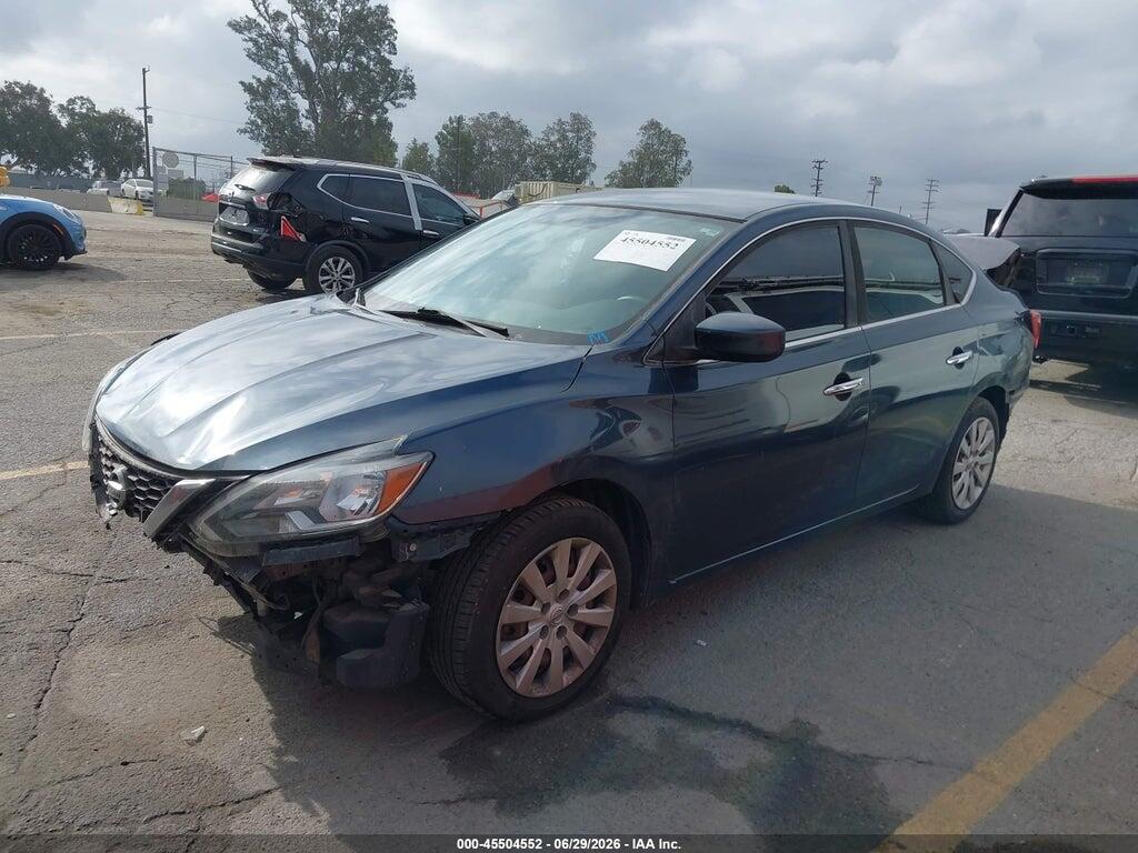 3N1AB7AP8GL666641 2016 NISSAN SENTRA photo no. 2