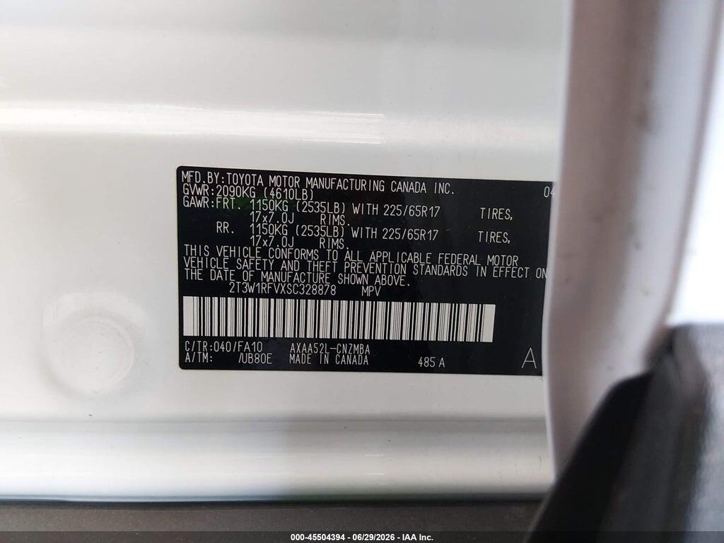 2T3W1RFVXSC328878 2025 TOYOTA RAV4 photo no. 9