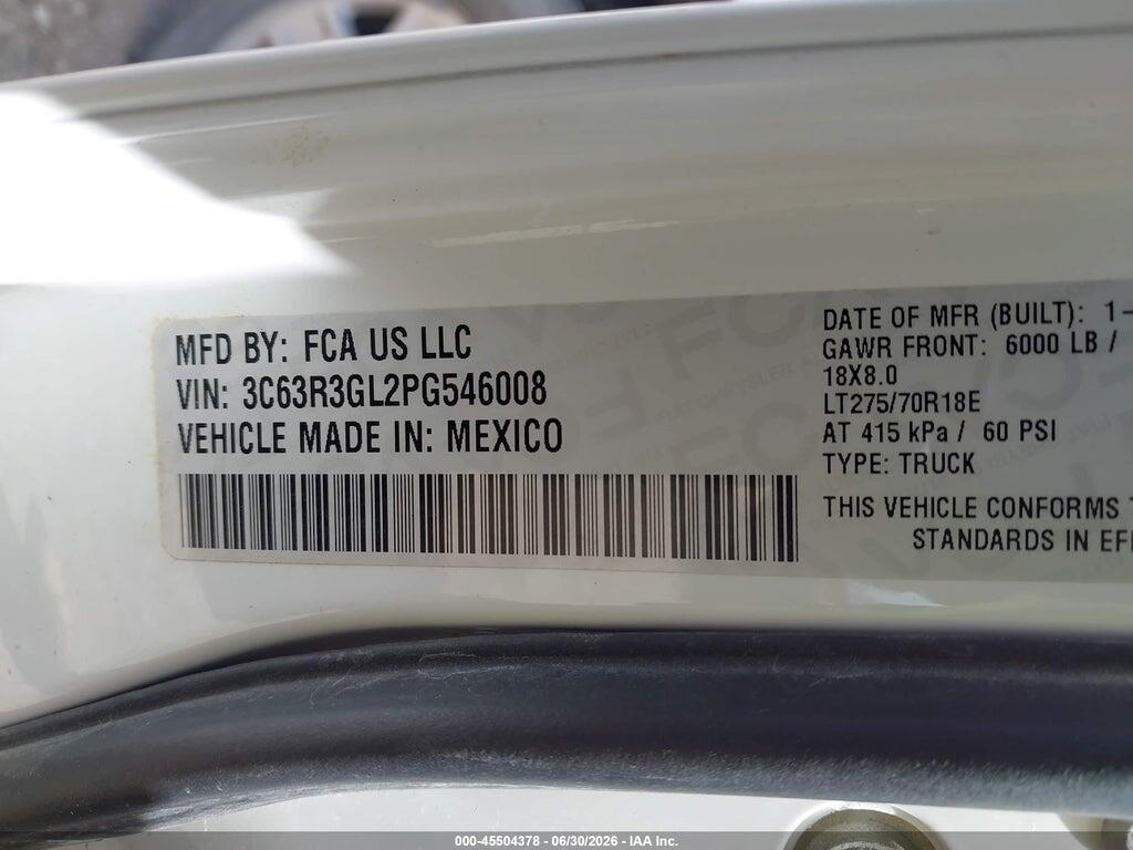 3C63R3GL2PG546008 2023 RAM 3500 photo no. 8