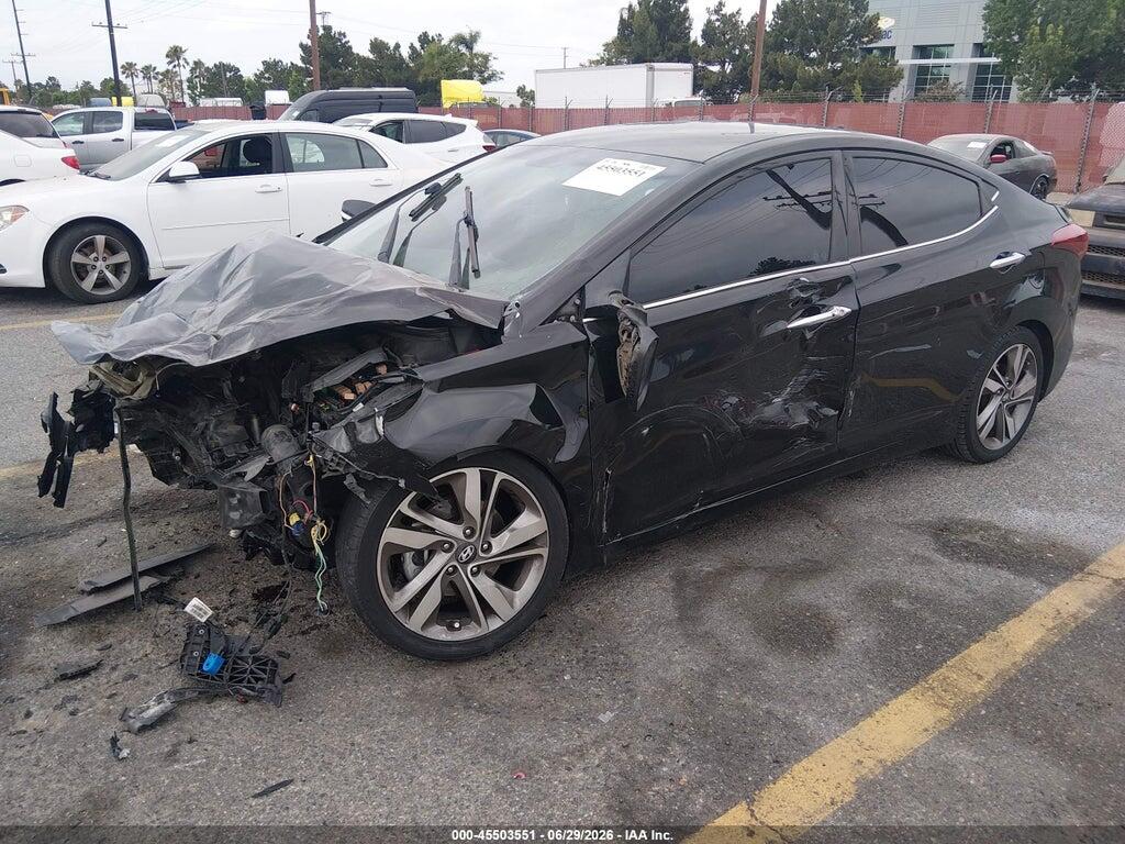 5NPDH4AE6GH782247 2016 HYUNDAI ELANTRA photo no. 2