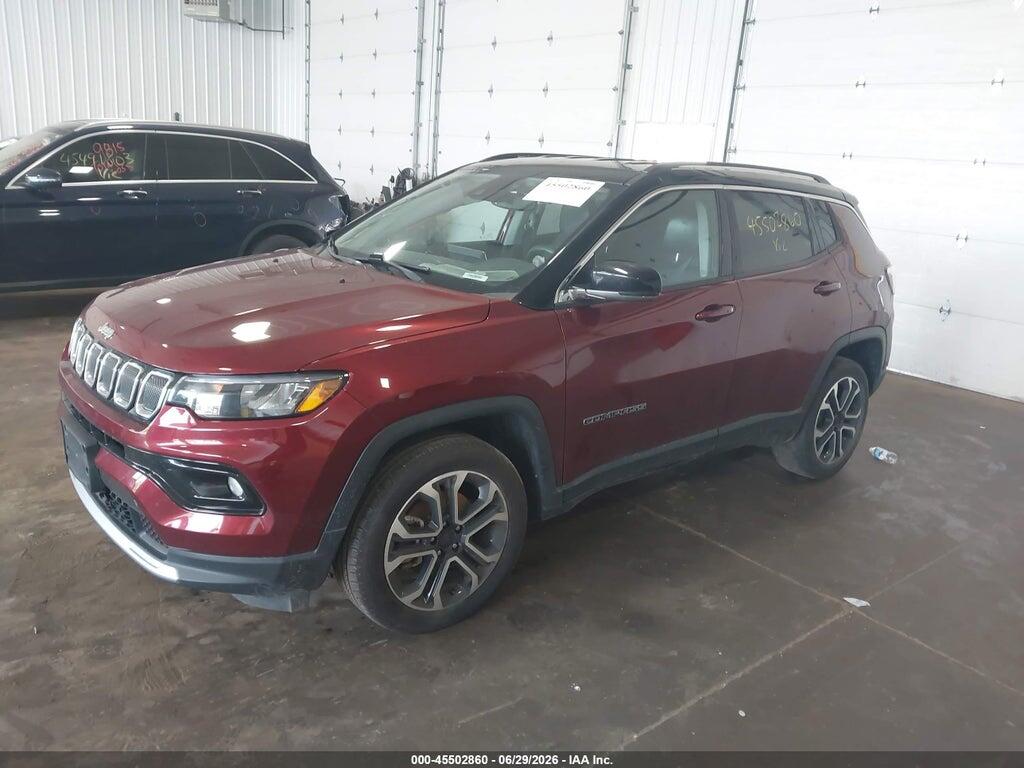 3C4NJDCB9NT186736 2022 JEEP COMPASS photo no. 2