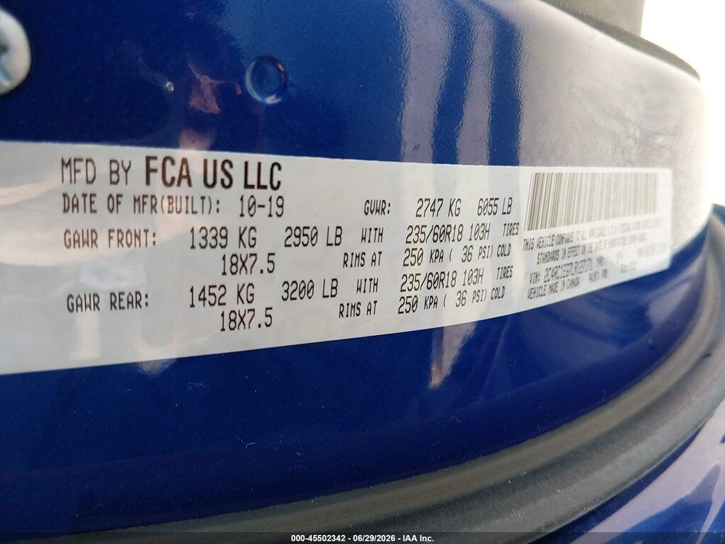 2C4RC1EG7LR127171 2020 CHRYSLER PACIFICA photo no. 9