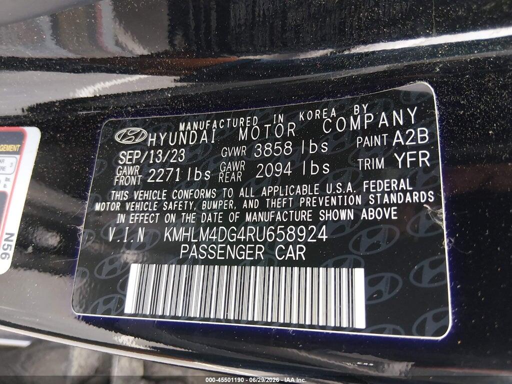 KMHLM4DG4RU658924 2024 HYUNDAI ELANTRA photo no. 9