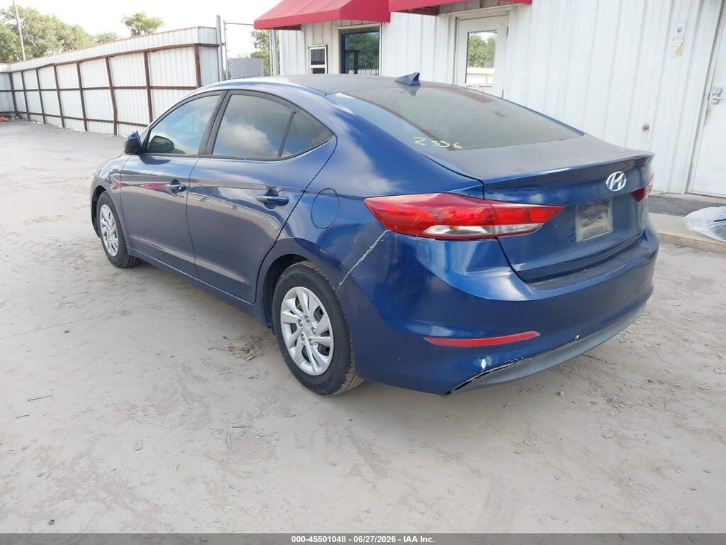 5NPD74LF1HH172556 2017 HYUNDAI ELANTRA photo no. 3