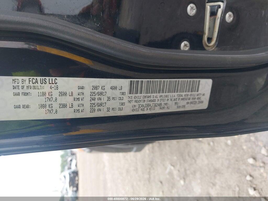 3C4NJDBB4JT362409 2018 JEEP COMPASS photo no. 9
