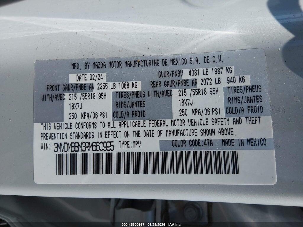 3MVDMBBM3RM660995 2024 MAZDA CX-30 photo no. 9