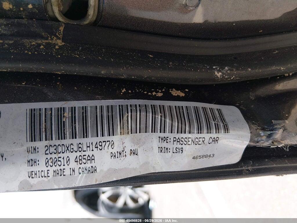 2C3CDXGJ6LH149770 2020 DODGE CHARGER photo no. 9