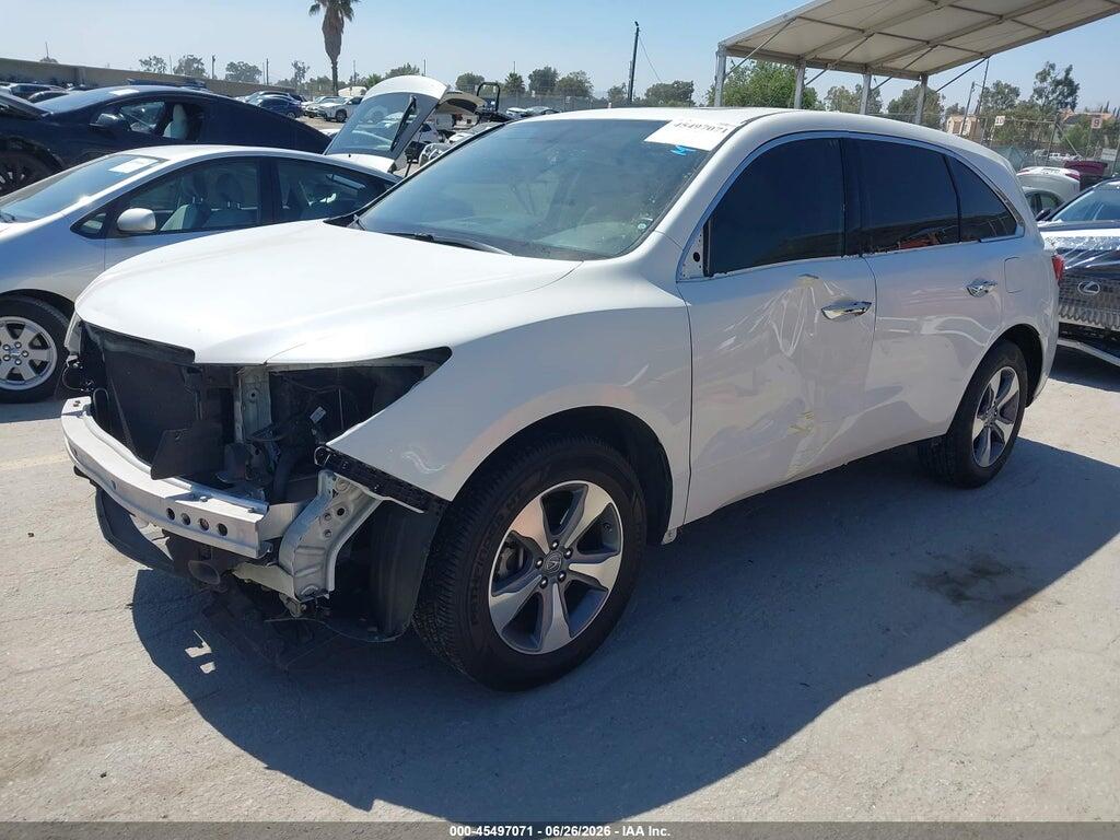 5FRYD3H27GB015281 2016 ACURA MDX photo no. 2