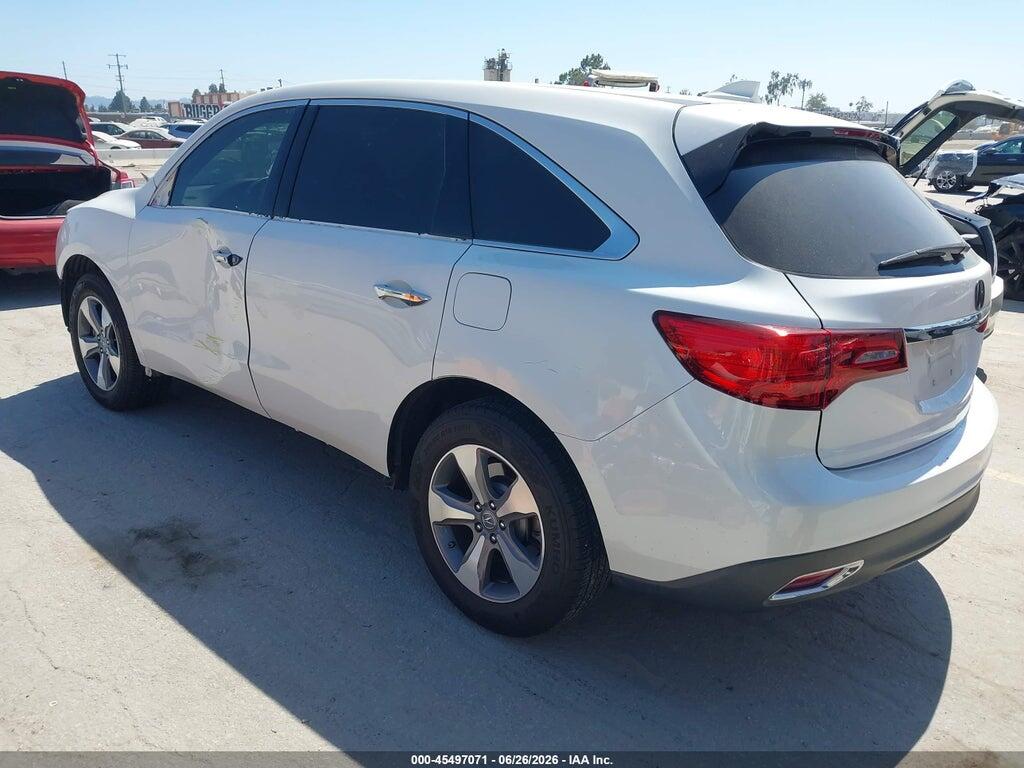 5FRYD3H27GB015281 2016 ACURA MDX photo no. 3