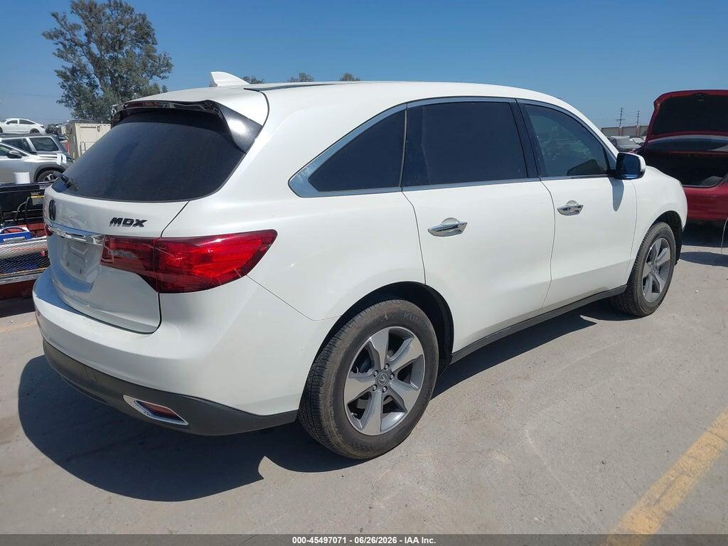 5FRYD3H27GB015281 2016 ACURA MDX photo no. 4