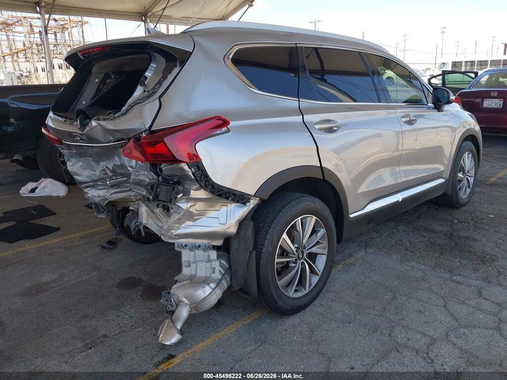 5NMS33AD7LH184828 2020 HYUNDAI SANTA FE photo no. 4