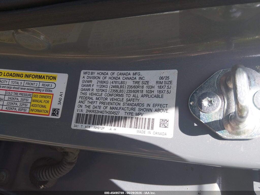 2HKRS3H40TH304527 2026 HONDA CR-V photo no. 9