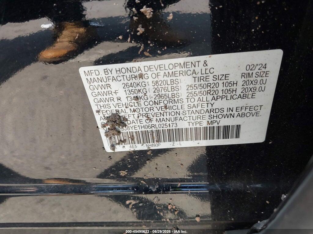 5J8YE1H06RL025173 2024 ACURA MDX photo no. 9