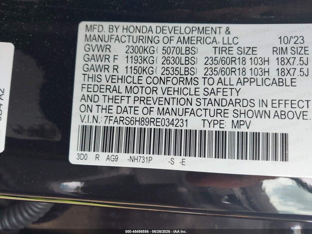7FARS6H89RE034231 2024 HONDA CR-V HYBRID photo no. 9