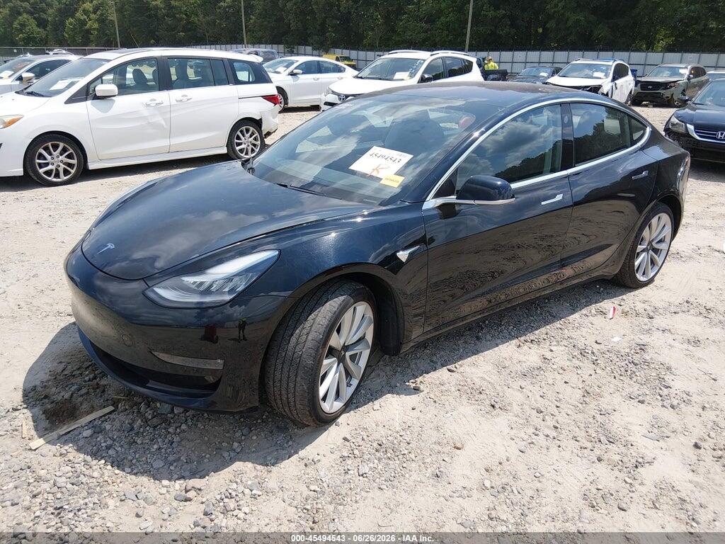 5YJ3E1EA9JF032289 2018 TESLA MODEL 3 photo no. 2