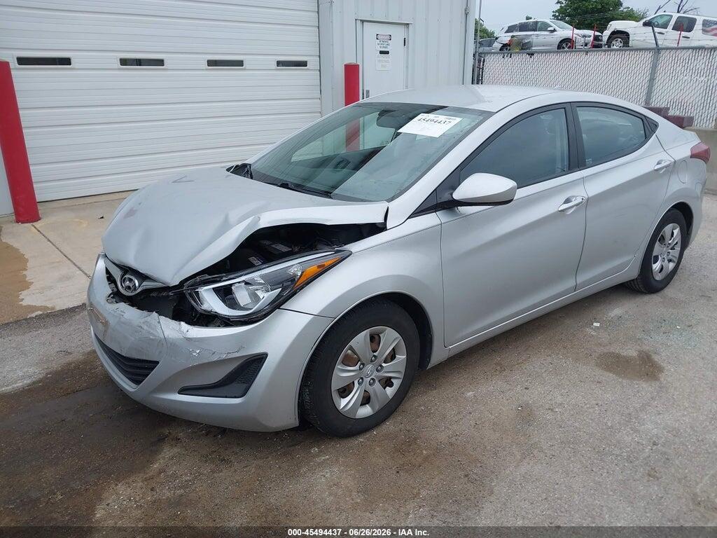 KMHDH4AE1GU583589 2016 HYUNDAI ELANTRA photo no. 2
