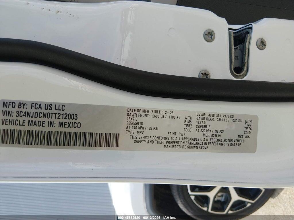 3C4NJDCN0TT212003 2026 JEEP COMPASS photo no. 9