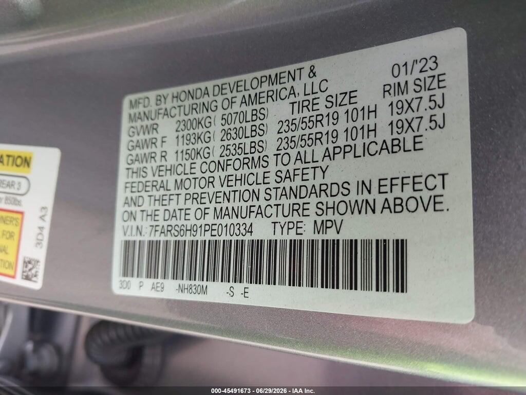 7FARS6H91PE010334 2023 HONDA CR-V HYBRID photo no. 9