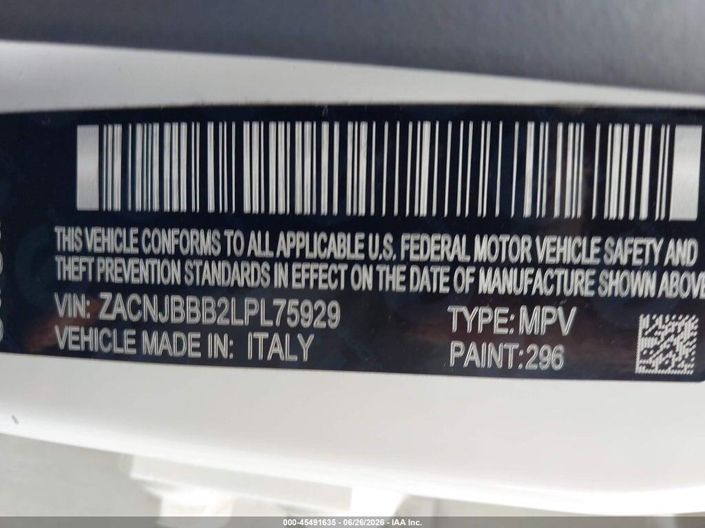 ZACNJBBB2LPL75929 2020 JEEP RENEGADE photo no. 9