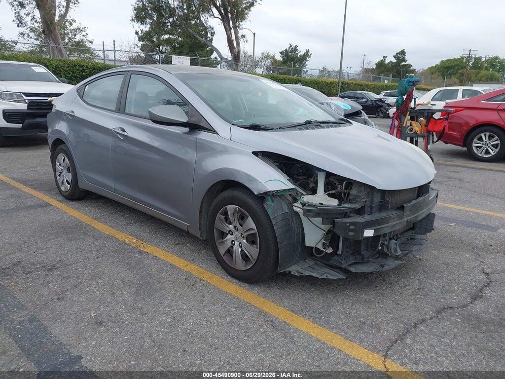 5NPDH4AE6GH755873 2016 HYUNDAI ELANTRA photo no. 1