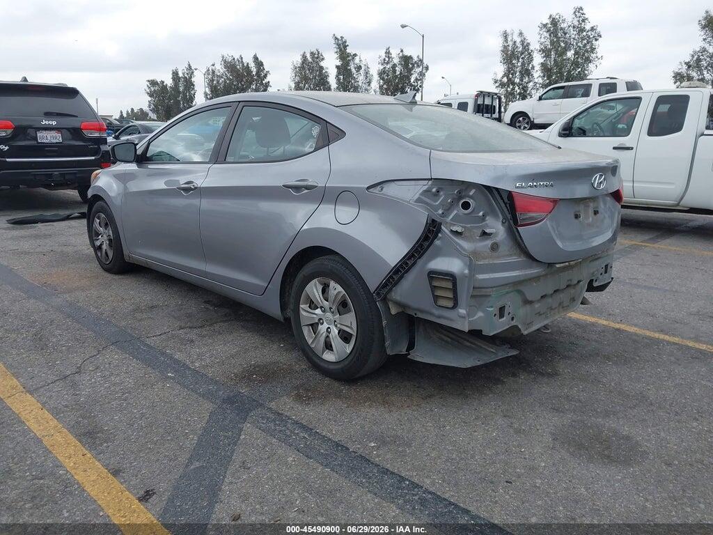 5NPDH4AE6GH755873 2016 HYUNDAI ELANTRA photo no. 3